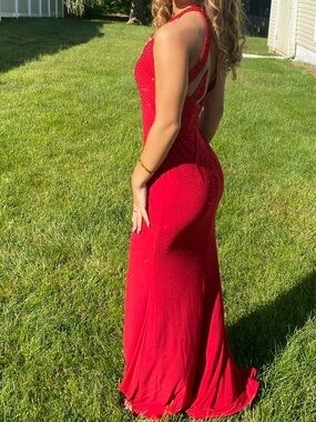 Women’s red prom dress size 0